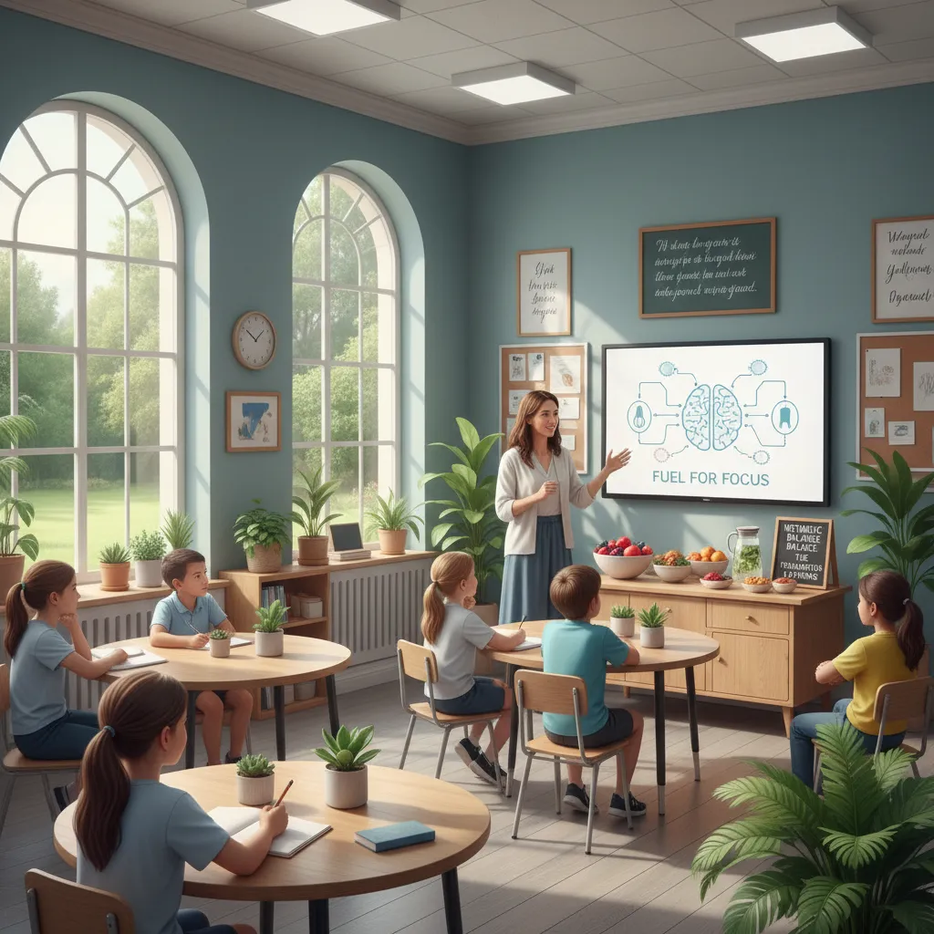 The Metabolic Foundation of Calm and Focus in Education