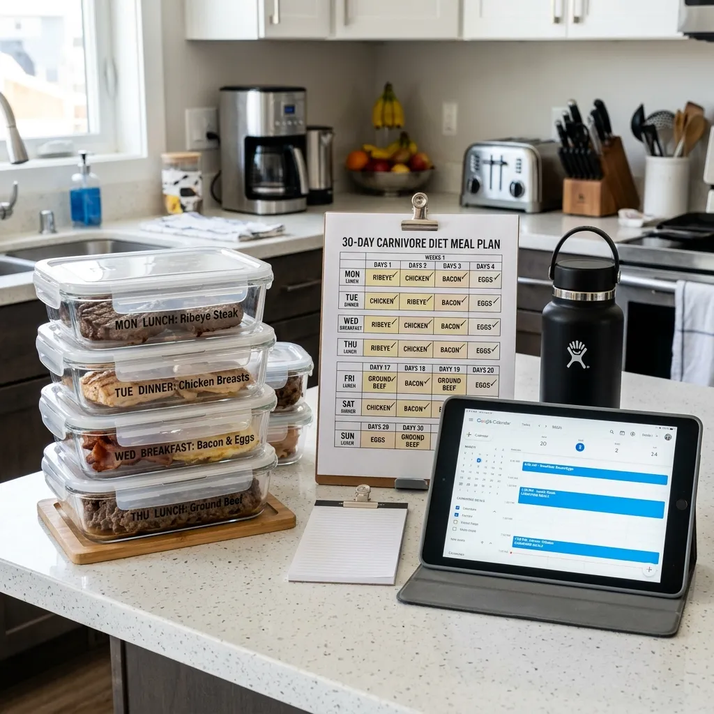 Integrating the 30-day carnivore diet meal plan into a Busy Schedule