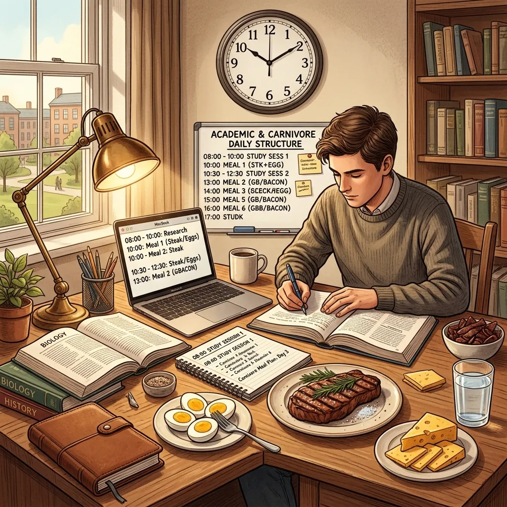 Structuring the Academic Day Using a Carnivore Diet Plan