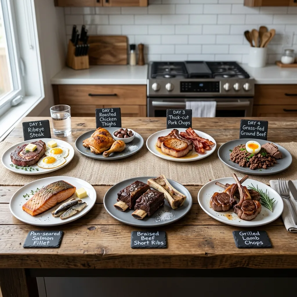 The Complete 7-day carnivore diet meal plan Breakdown