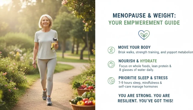 how to lose weight during menopause​