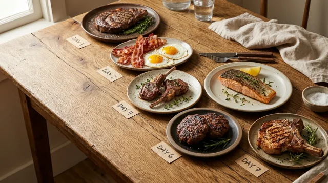 7-day carnivore diet meal plan